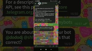 Как удалить бота в тг??