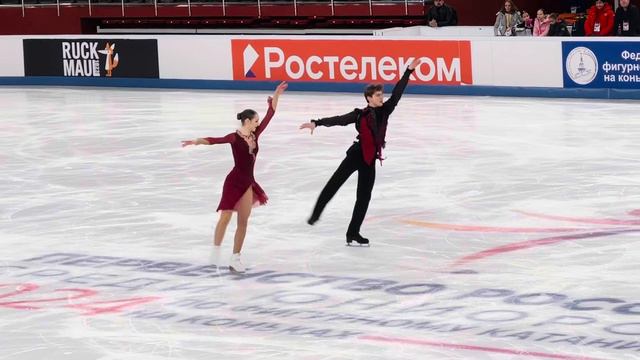 Екатерина Рыбакова и Иван Махноносов, ПТ. 08.02.2024. Первенство России по фигурному катанию 2024. смотреть онлайн