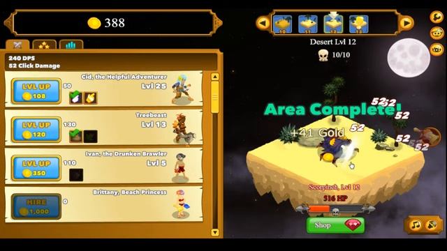 Clicker Heroes adventure: part 1 A click master is born смотреть онлайн