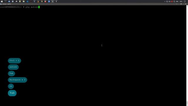 pkg autoremove - Удаляет неиспользуемые пакеты | FreeBSD 12.2 смотреть онлайн
