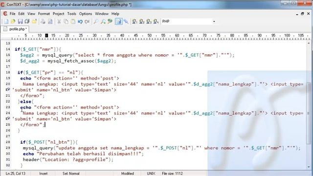 PHP Dasar Video Tutorial 097 Membuat Blog Artikel 19 Halaman Profile Edit bagian 2 смотреть онлайн