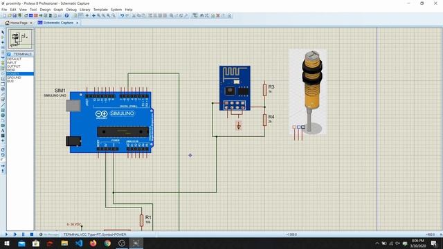 Proteus Rangkain Wifi Esp 8226 Sensor Proximity & Sensor E8 D80NK смотреть онлайн