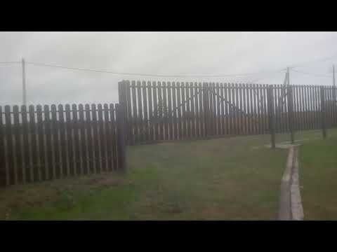 Трактор в деревне