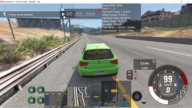 【BeamNG.Drive】ETK800ハイブリッドMODのアプデがついに来たー！ смотреть онлайн