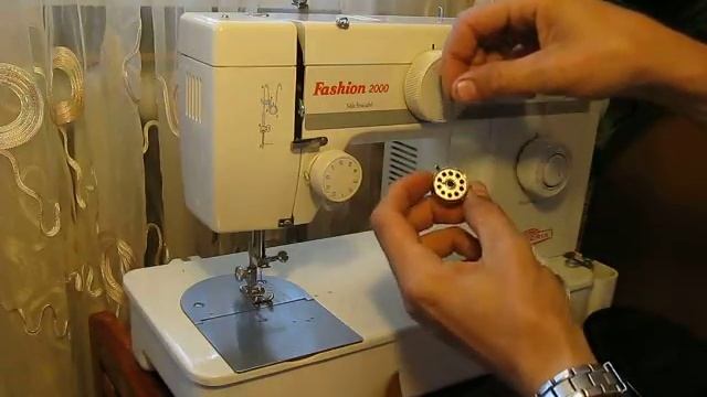 Sewing machine Швейная машина Victoria Fashion 2000 test намотка и заправка нитки смотреть онлайн