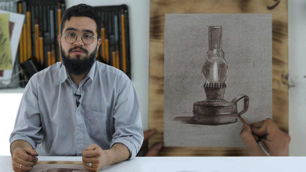 Урок по графике «Керосиновая лампа» | Как нарисовать керосиновую лампу поэтапно смотреть онлайн