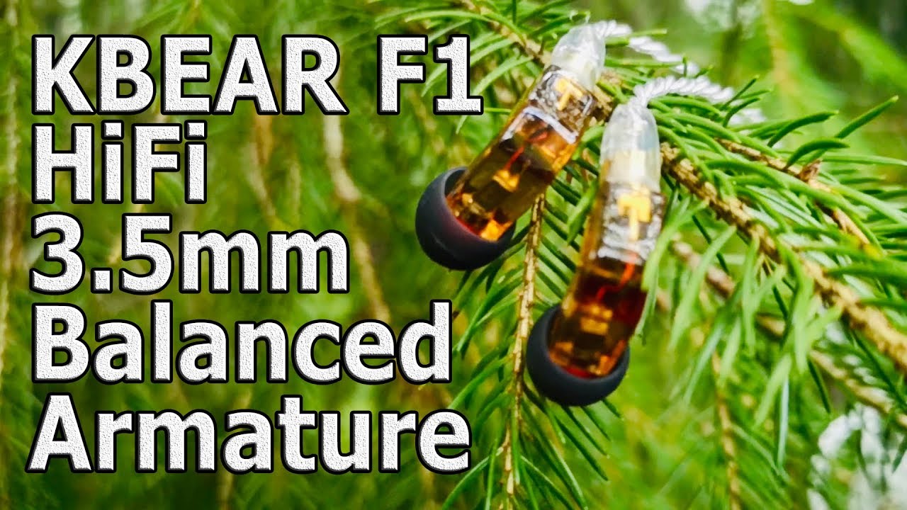 7 фактов о KBEAR F1 HiFi 3.5mm Balanced Armature II Классика
