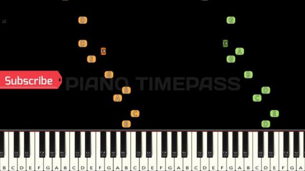 Super Mario Theme 🔥 | Piano tutorials | Piano Notes| Piano Online #pianotimepass #mario #supermario
