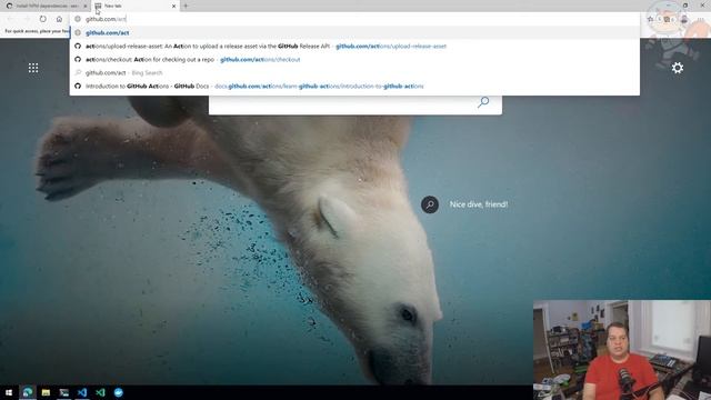 Building a Node.js console application using GitHub Actions смотреть онлайн