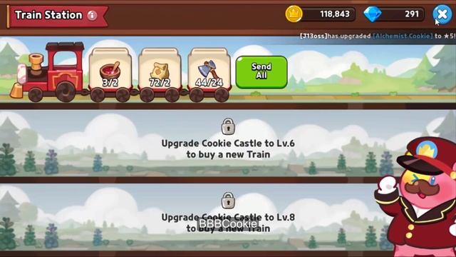 Receive rewards from bear jelly train 2 times | Cookie Run: Kingdom смотреть онлайн
