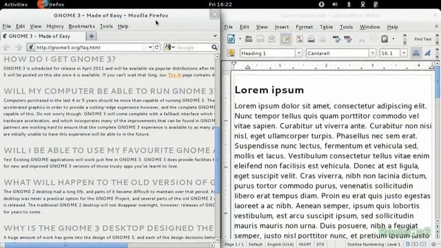 Unity vs Gnome Shell - Desktop Comparison смотреть онлайн