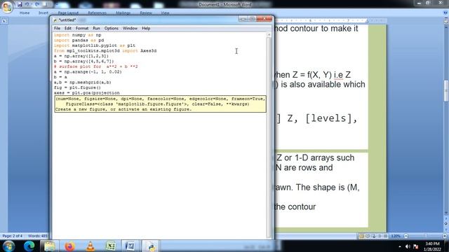 Surface plots and Contour plots in Python смотреть онлайн