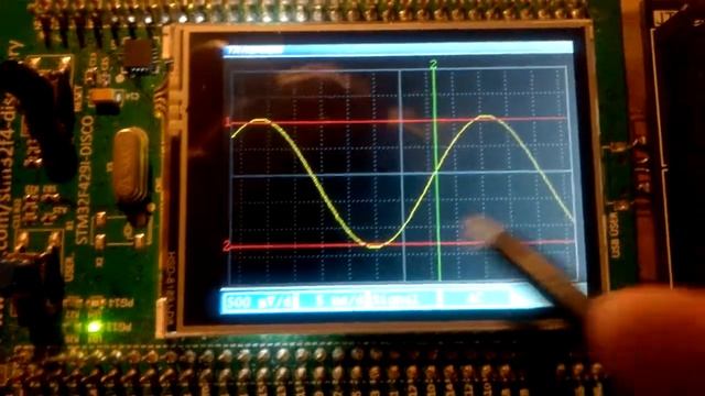 STM32F4 - Oscilloscope смотреть онлайн