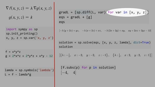 9.17) Lagrange Multipliers in Python смотреть онлайн
