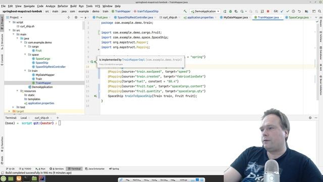 Spring Boot MapStruct multiple types of objects to create one object смотреть онлайн