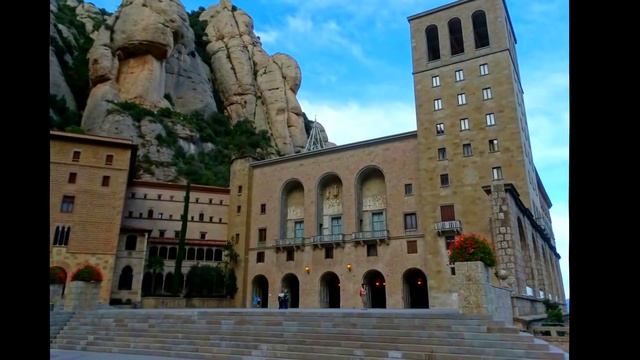 Monasterio Montserrat - Монастырь Монтсеррат. Испания смотреть онлайн