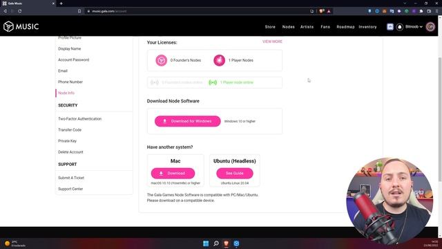 GALA MUSIC NODE - O que é? Quanto paguei, quanto rende e como ativar o seu?! смотреть онлайн