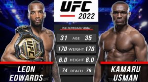 Леон Эдвардс - Камару Усман 3 | Бой на UFC 2022 и прогноз