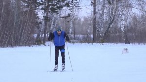 Лыжи. Уроки конькового хода. 2 часть