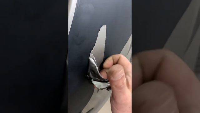 Обслуживание оклеенных машин. Локальный ремонт бампера смотреть онлайн