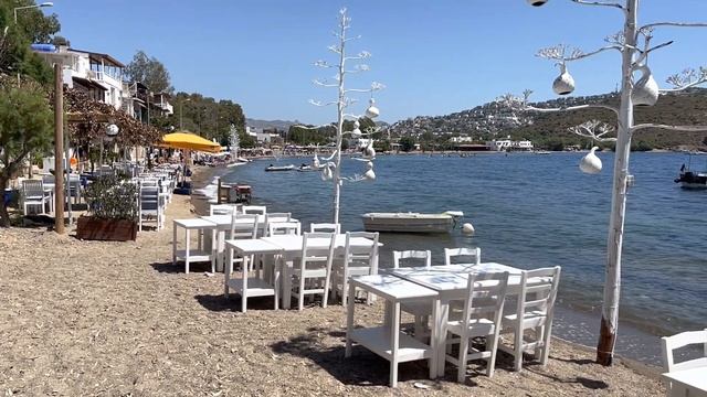 Турция. Из Бодрума в Гюмюшлюк. Рыбацкая деревня. Пляж. Ресторан. Идеальный обед. Gümüşlük. смотреть онлайн