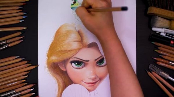 Drawing Rapunzel [Drawing Hands]