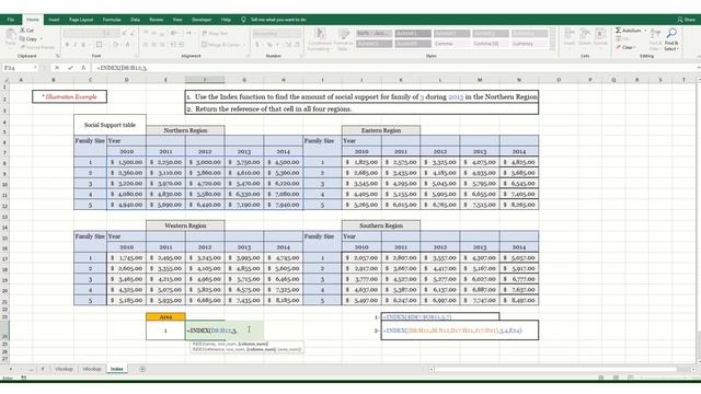 Index Function in Excel смотреть онлайн