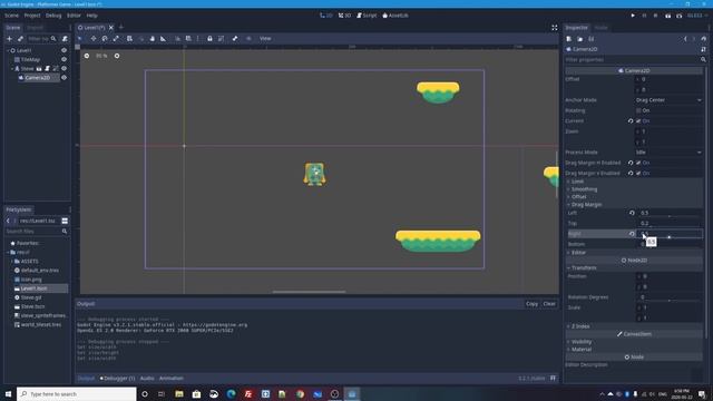 Godot 3.2: Let's Build a 2D Platformer!: Part 6 (Camera-Follow & Game Resolution) #godotengine смотреть онлайн