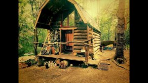 НА СОЛОНЦЕ ОЧЕРЕДЬ ИЗ ЗВЕРЕЙ. Строим сруб бани в тайге.