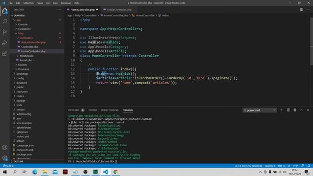 Hash ID suatu data pada Laravel | laravel part10 смотреть онлайн