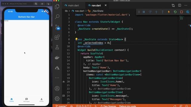 Bottom Navigation Bar - Flutter Widgets Tutorial смотреть онлайн