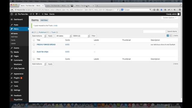 Menu Piano Bar смотреть онлайн