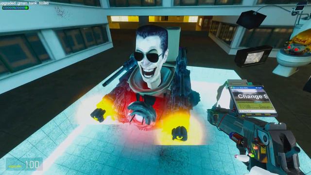 Cyber Skibidi Gman Toilet VS Cyber TV MAN | Dead Depths in garrys mod смотреть онлайн