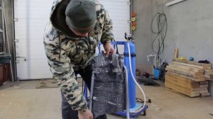 Стулья из Светофора. Ремонт. Сварка тонкого металла полуавтоматом.