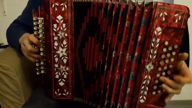 Гармонь в тульском корпусе ручной сборки. смотреть онлайн
