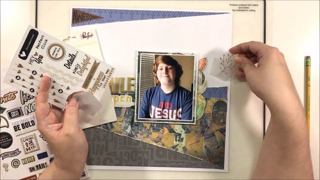 The Secret Not Secret Kit Club Telephone Game Hop | 12x12 Scrapbook Layout смотреть онлайн