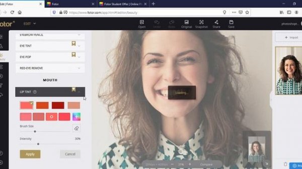 Fotor - online photo editor tutorial