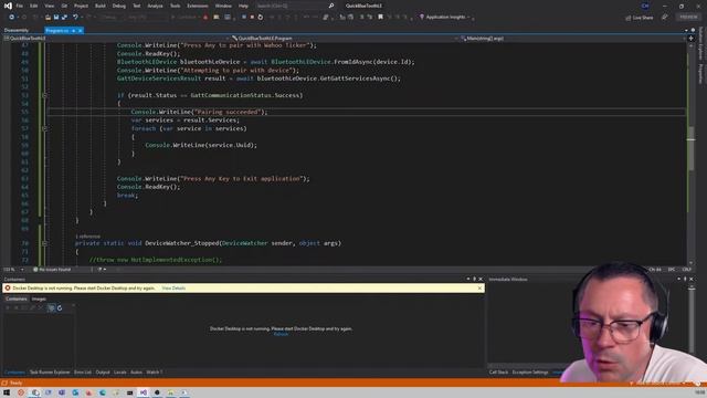 Quick C# application to connect with a Bluetooth LE device смотреть онлайн