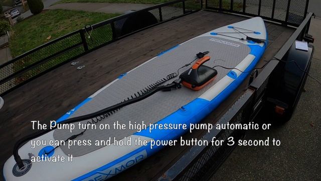 20PSI 12V SUP Electric High Pressure Air Pump смотреть онлайн
