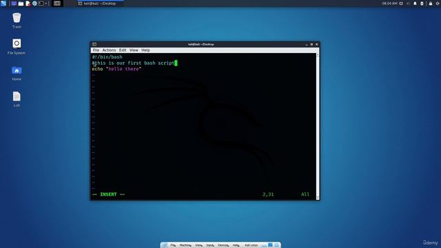 2.18. Bash Scripting - Our First Bash Script смотреть онлайн