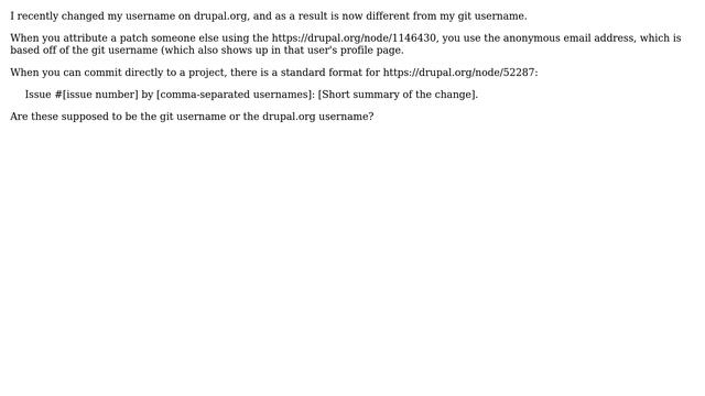 Drupal: Usernames in git commit messages on Drupal.org смотреть онлайн