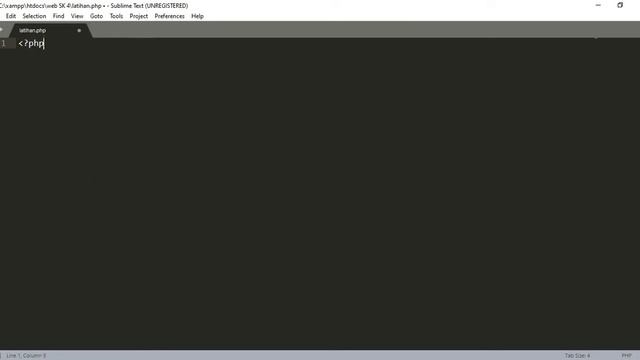 Tutorial Cara Membuat dan Menjalankan File PHP pada Browser смотреть онлайн