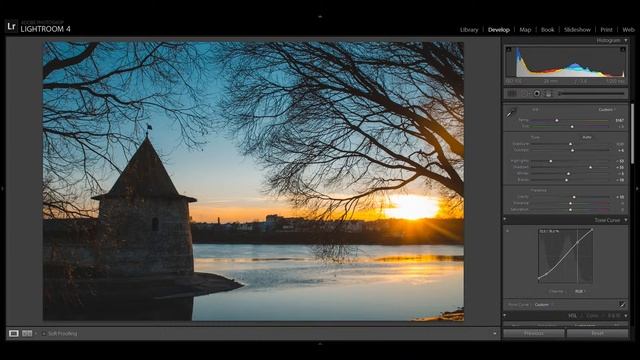 Урок 1 - Adobe Photoshop Lightroom - обработка пейзажа смотреть онлайн