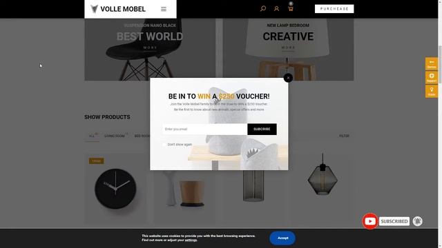 Vollemobel - Furniture WooCommerce WordPress Theme Bill Cairo смотреть онлайн