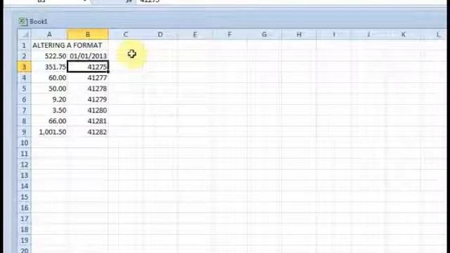 Changing Number and Date Format in Excel смотреть онлайн