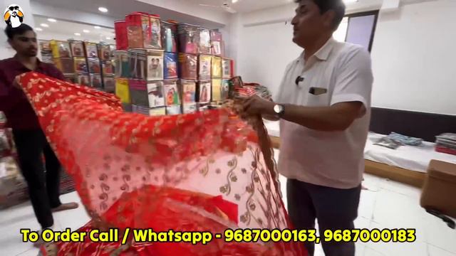 यूट्यूब पर पहली बार असली साड़ी मैन्युफैक्चरर |Saree Surat Wholesale | Saree Surat Market | #Saree смотреть онлайн