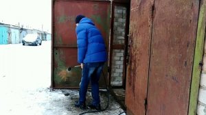 Утепление ворот гаража.