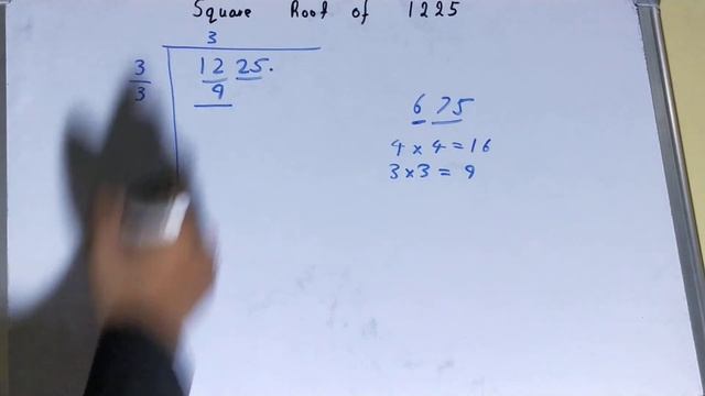 How to find square root of 1225|Square root of 1225 by division method|1225 square root example смотреть онлайн