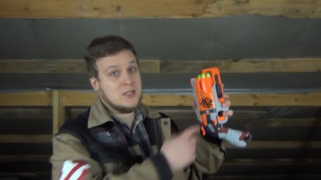 Нерф Обзор - Зомби Страйк - Хаммершот - Неделя оружия Nerf Zombie Strike Hammershot Blaster смотреть онлайн