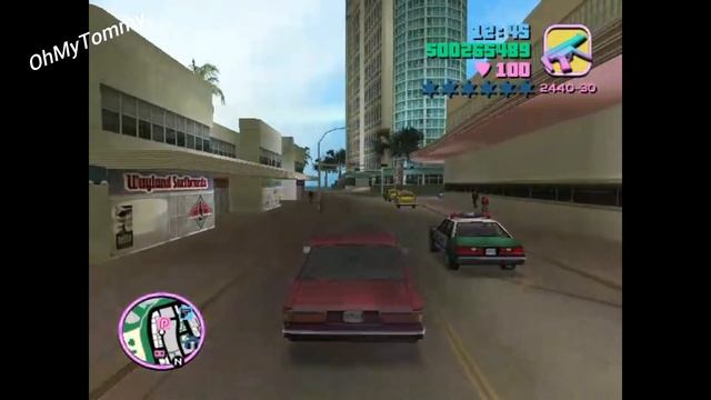 Easy way to destroy a Cop car without 2 stars in GTA Vice City | Grand Theft Auto: Vice City #gta смотреть онлайн